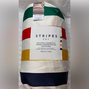 HBC Stripes Twin Size Comforter Set